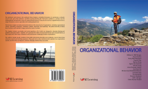 Organizational Behavior: Borges and et al. (2018)